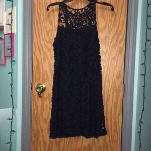 Navy Blue Summer dress Large